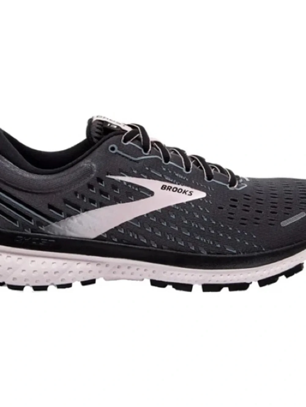 Brooks Women's Gray and Light Pink Running Shoe, size 8